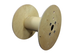 Plywood 4 Tube Reel With Card Barrel